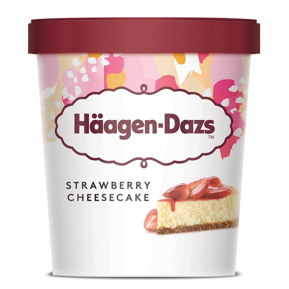 strawberry cheesecake pint